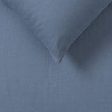 Vintage Design Homewares Sky Blue 100% Hemp Quilt Cover Set King - Front View