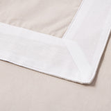 Accessorize White/Natural Tailored Hotel Deluxe Cotton Quilt Cover Set Queen - Side View