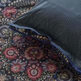 PIP Studio Il Ricamo Dark Blue Cotton Quilt Cover Set King - Top-Down View