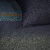Bedding House Lenny Blue Cotton Quilt Cover Set Queen - Side View