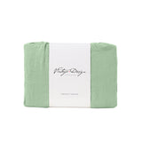 Vintage Design Homewares Pistachio French Linen Quilt Cover Set King - Side View