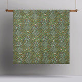 Accessorize Lisa Green Washed Cotton Printed Quilt Cover Set King - Side View