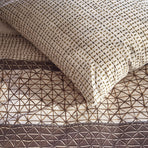 Bedding House Mathis Natural Cotton Quilt Cover Set King