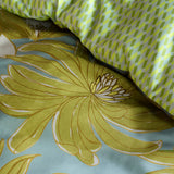 Oilily Melodi Green Cotton Floral Quilt Cover Set King