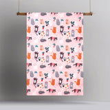 Happy Kids Miaow Glow in the Dark Quilt Cover Set Single - Side View
