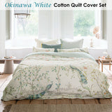 PIP Studio Okinawa White Quilt Cover Set King - Front View