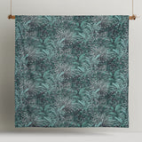 Accessorize Palm Leopard Green Cotton Quilt Cover Set King - Front View