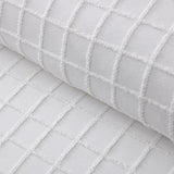 Vintage Design Homewares Parquet White Polyester Cotton Quilt Cover Set Double