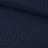 Accessorize Navy Waffle Polyester Quilt Cover Set King - Side View
