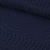 Accessorize Navy Waffle Polyester Quilt Cover Set Single