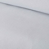 Accessorize Silver Waffle Polyester Quilt Cover Set Double - Side View