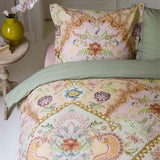 PIP Studio Saluti Grandi Pastel Cotton Quilt Cover Set King - Top-Down View