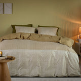 Bedding House Sanna Gold 100% Cotton Percale Quilt Cover Set King