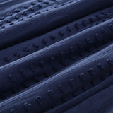 Vintage Design Homewares Sans Sovci Bijou Blue Cotton Quilt Cover Set Queen - Front View