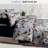 Stafford Floral Quilt Cover Set for Double Bed - Front View