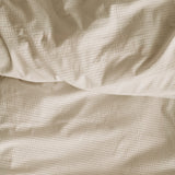 Bedding House Summer Sand Seersucker Cotton Quilt Cover Set King - Side View