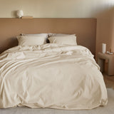 Bedding House Summer Sand Seersucker Cotton Quilt Cover Set King
