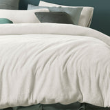 Accessorize Teddy White Quilt Cover Set King - Side View