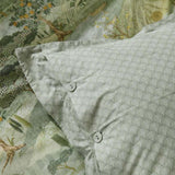 PIP Studio Toscana Green Cotton Quilt Cover Set Queen - Side View