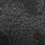 Accessorize Trudie Black Jacquard Quilt Cover Set Single - Side View