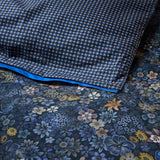 PIP Studio Tutti i Fiori Dark Blue Cotton Quilt Cover Set Queen - 45-Degree Angle