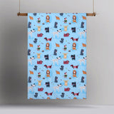 Happy Kids Woof Glow in the Dark Quilt Cover Set Double - Side View