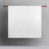 Big Sleep White Zig Zag Super Soft Tufted Quilt Cover Set Queen - Top-Down View