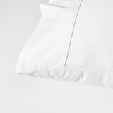 Accessorize 400TC White Bamboo Cotton Sheet Set 40cm Wall Double