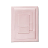 Accessorize 400TC Blush Bamboo Cotton Mega / Super Sheet Set 50cm Wall Queen - Side View