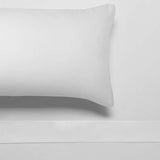 Accessorize White Piped Hotel Deluxe Cotton Sheet Set King - Side View