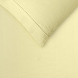 Vintage Design Homewares 100% Linen Butter Sheet Set Double - Front View