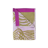 Bedding House Surfing Beach Twilight Cotton Velour Beach Towel - Side View