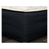 Easy Fit Quilted Valance Black - Single