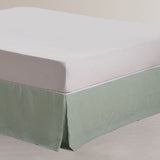 Vintage Design Homewares Sage French Linen Valance Queen