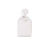 Vintage Design Homewares White French Linen Valance 35cm Wall Super King - Side View