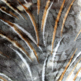 J.Elliot Home 350gsm Wolf Photo Mink Blanket - Side View