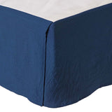 J Elliot Home 6 Pcs Ella Navy Comforter Set Single - Top-Down View