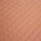 J.Elliot Home Adela Clay Pink Velvet Quilted Coverlet Set Queen/King - Front View
