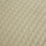 J.Elliot Home Adela Sandstone Velvet Quilted Coverlet Set Queen/King - Front View