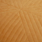J.Elliot Home Merida Mustard Velvet Quilted Coverlet Set Queen/King