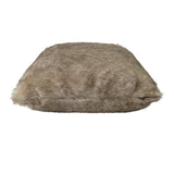 J Elliot Home Brown Fox Luxury Faux Fur Filled Cushion 50 x 50cm - Front View