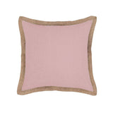 J Elliot Home Hampton Linen Cushion Cover 50 x 50 cm Dusty Pink