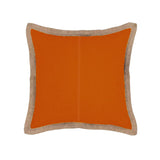 J Elliot Home Hampton Linen Cushion Cover 50 x 50 cm Pumpkin