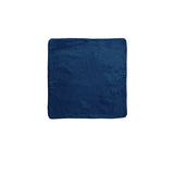 Lollipop Cotton Piped Square Cushion Cover 40 x 40 cm Dark Blue