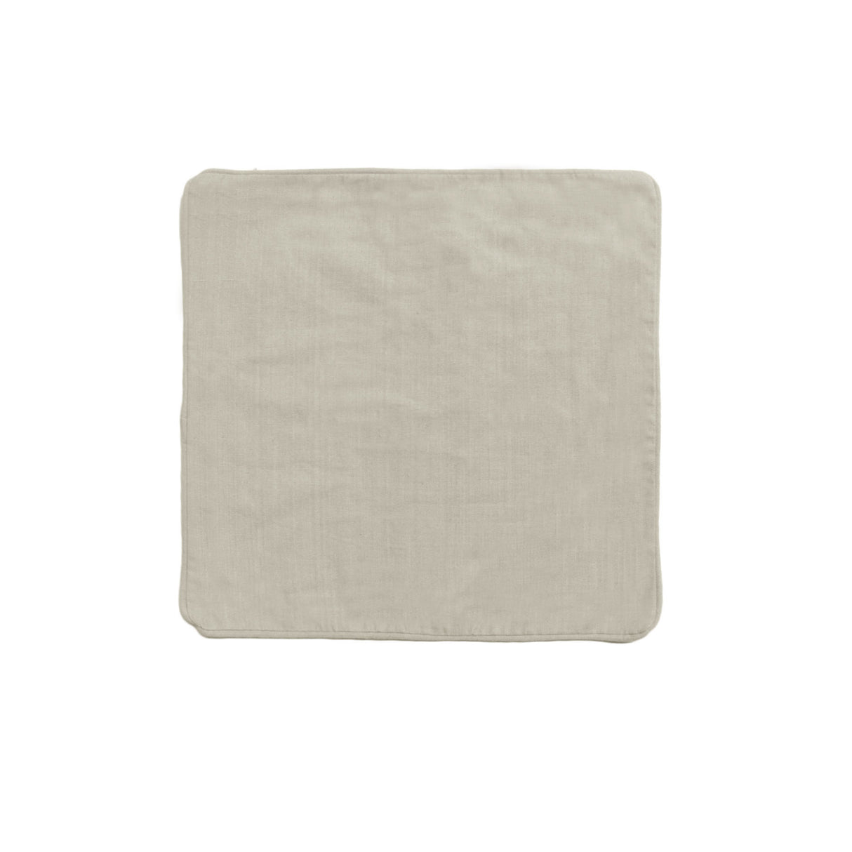 Panama Collection 100% Cotton Taupe Cushion Cover by IDC Homewares