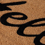 J.Elliot Home Hello PVC Backed Coir Printed Door Mat - Side View