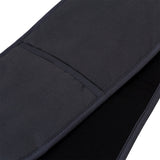 J Elliot Home Selby Cotton Double Oven Mitt Glove 17 x 82 cm Charcoal & Black - Front View