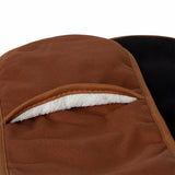 J Elliot Home Selby Cotton Double Oven Mitt Glove 17 x 82 cm Ginger & Black - Side View