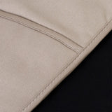 J Elliot Home Selby Cotton Double Oven Mitt Glove 17 x 82 cm Sandstone & Black - Front View