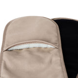 J Elliot Home Selby Cotton Double Oven Mitt Glove 17 x 82 cm Sandstone & Black - Side View